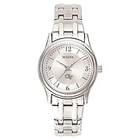 Women's Georgia Tech Yellow Jackets Silver-Tone Dial Stainless Steel Quartz Watch