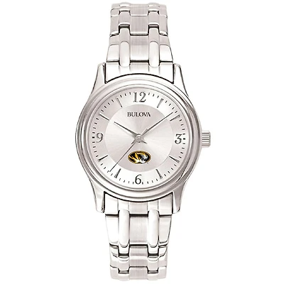 Women's Missouri Tigers Silver-Tone Dial Stainless Steel Quartz Watch