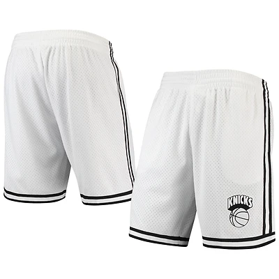 Men's Mitchell & Ness New York Knicks Hardwood Classics White Out Swingman Shorts