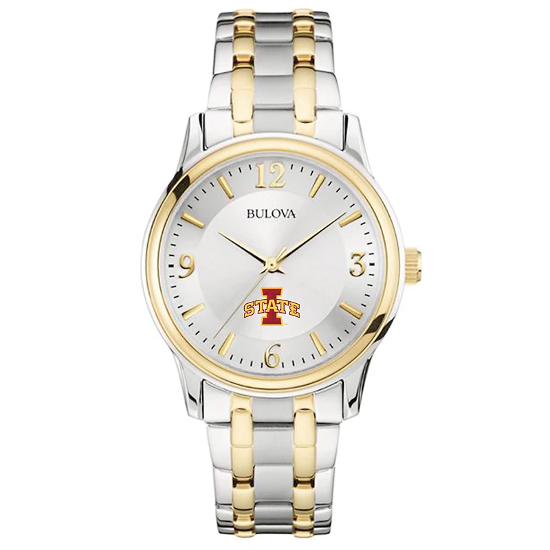 Bulova Silver/Gold Iowa State Cyclones Classic Two-Tone Round Watch