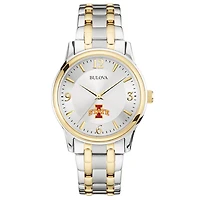 Bulova Silver/Gold Iowa State Cyclones Classic Two-Tone Round Watch