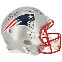 Tom Brady & Rob Gronkowski New England Patriots Autographed Riddell Speed Authentic Helmet