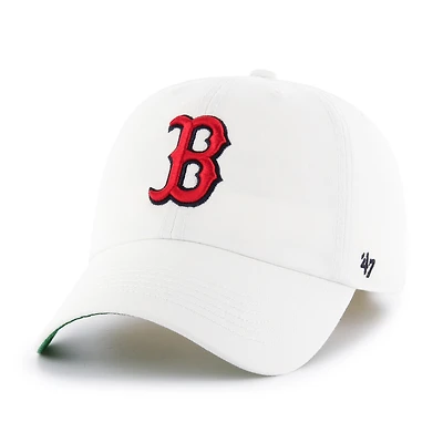 Men's '47 White Boston Red Sox Team Franchise Fitted Hat