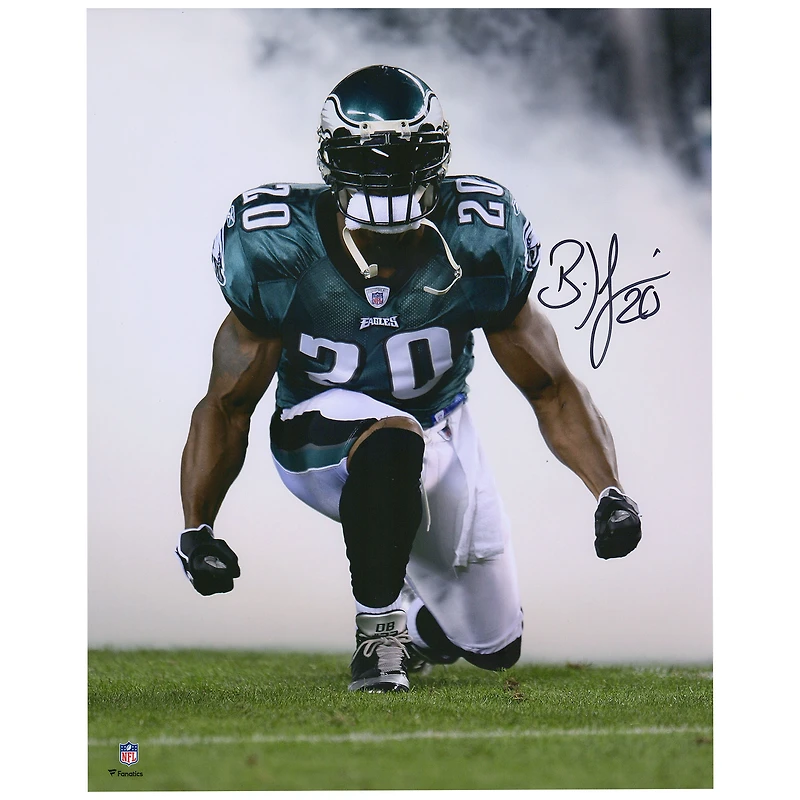 Brian Dawkins Philadelphia Eagles Autographed 16" x 20" Smoke Entrance Photograph