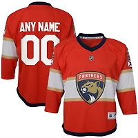 Youth Red Florida Panthers Home Replica Custom Jersey