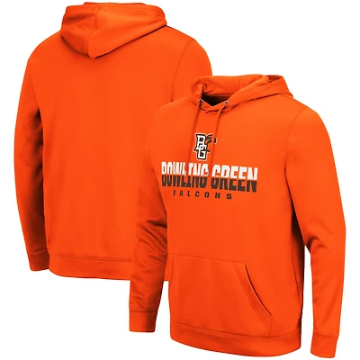 Men's Colosseum Orange Bowling Green St. Falcons Lantern Pullover Hoodie