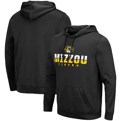 Men's Colosseum Black Missouri Tigers Lantern Pullover Hoodie