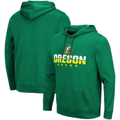 Men's Colosseum Green Oregon Ducks Lantern Pullover Hoodie