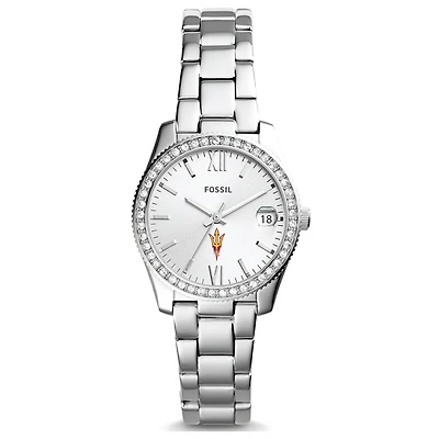 Women's Fossil Arizona State Sun Devils Scarlette Mini Three-Hand Date Watch