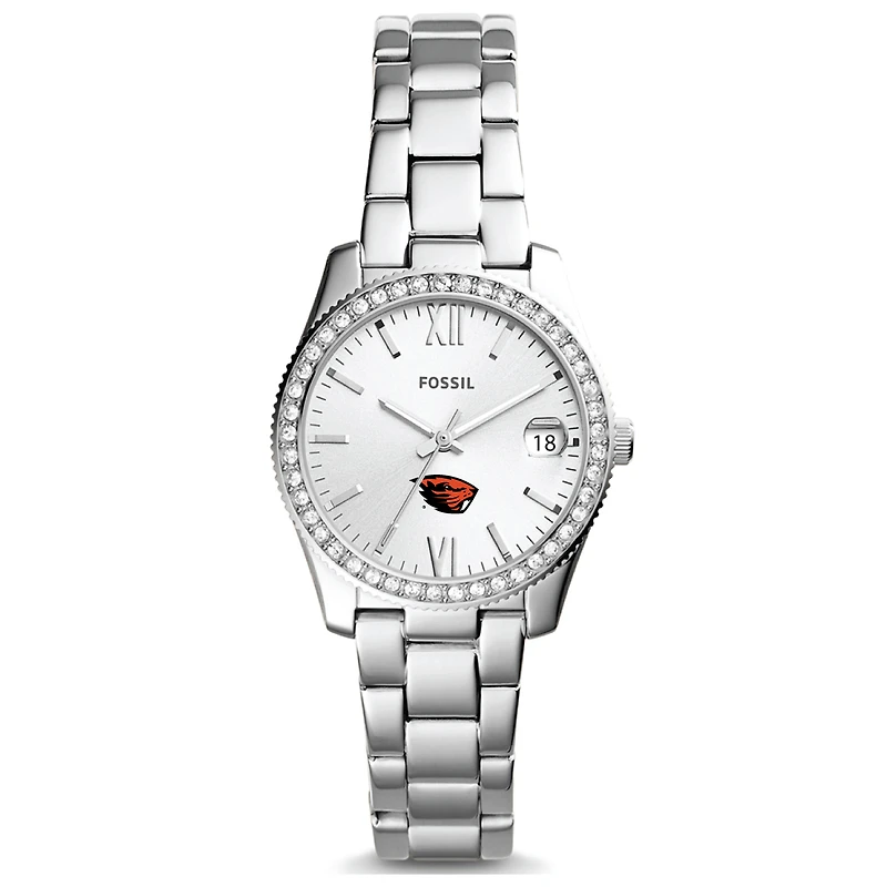 Women's Fossil Oregon State Beavers Scarlette Mini Three-Hand Date Watch