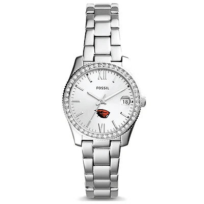 Women's Fossil Oregon State Beavers Scarlette Mini Three-Hand Date Watch