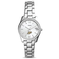 Women's Fossil Purdue Boilermakers Scarlette Mini Three-Hand Date Watch