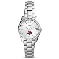 Women's Fossil Texas A&M Aggies Scarlette Mini Three-Hand Date Watch