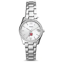 Women's Fossil Utah Utes Scarlette Mini Three-Hand Date Watch