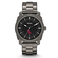 Fossil Ole Miss Rebels Machine Smoke Stainless Steel Watch