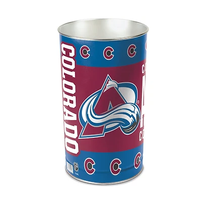 WinCraft Colorado Avalanche 15'' Tapered Wastebasket