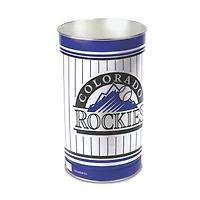 WinCraft Colorado Rockies 15'' Tapered Wastebasket