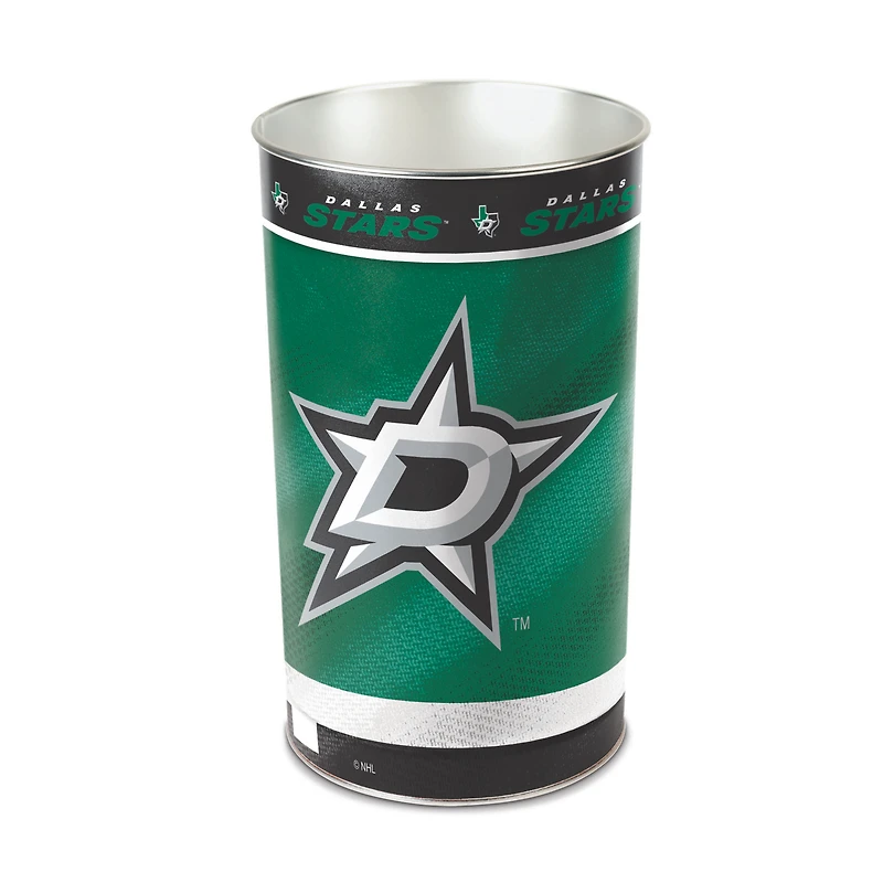 WinCraft Dallas Stars 15'' Tapered Wastebasket