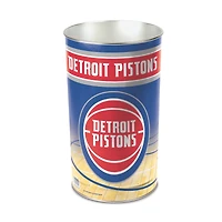 WinCraft Detroit Pistons 15'' Tapered Wastebasket