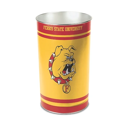 WinCraft Ferris State Bulldogs 15'' Tapered Wastebasket