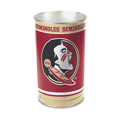 WinCraft Florida State Seminoles 15'' Tapered Wastebasket