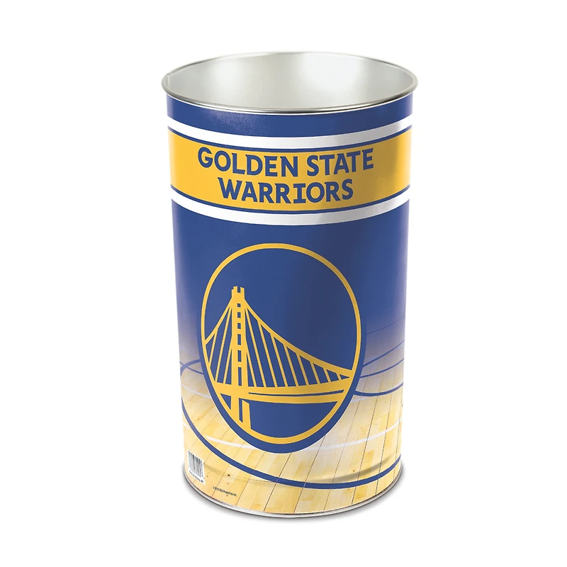 WinCraft Golden State Warriors 15'' Tapered Wastebasket