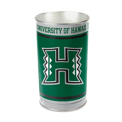 WinCraft Hawaii Warriors 15'' Tapered Wastebasket
