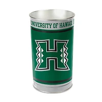 WinCraft Hawaii Warriors 15'' Tapered Wastebasket