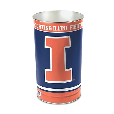 WinCraft Illinois Fighting Illini 15'' Tapered Wastebasket