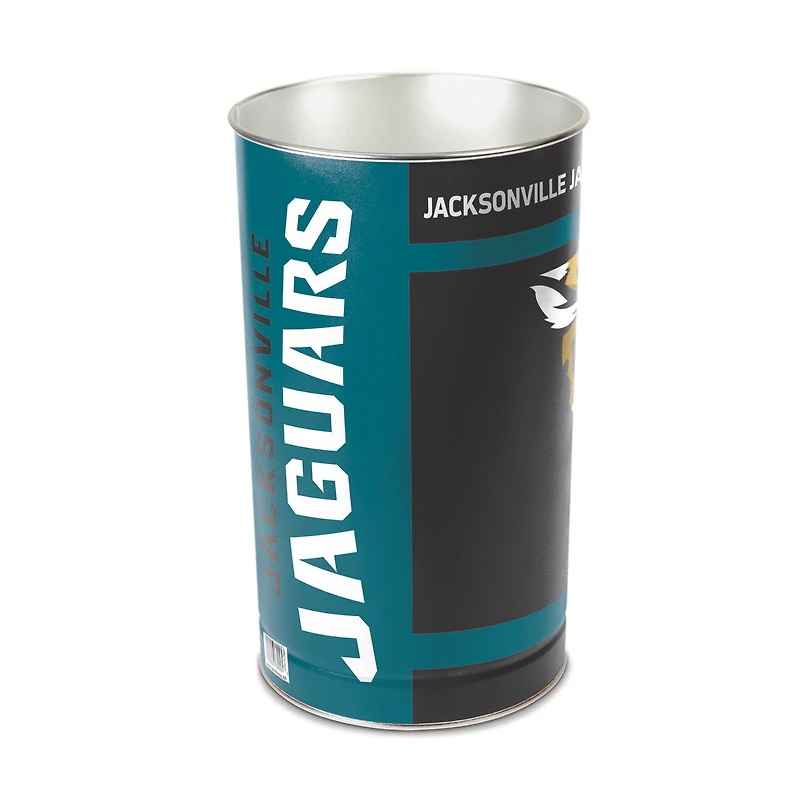 WinCraft Jacksonville Jaguars 15'' Tapered Wastebasket