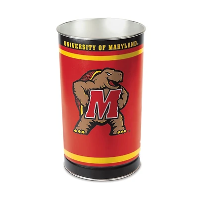 WinCraft Maryland Terrapins 15'' Tapered Wastebasket