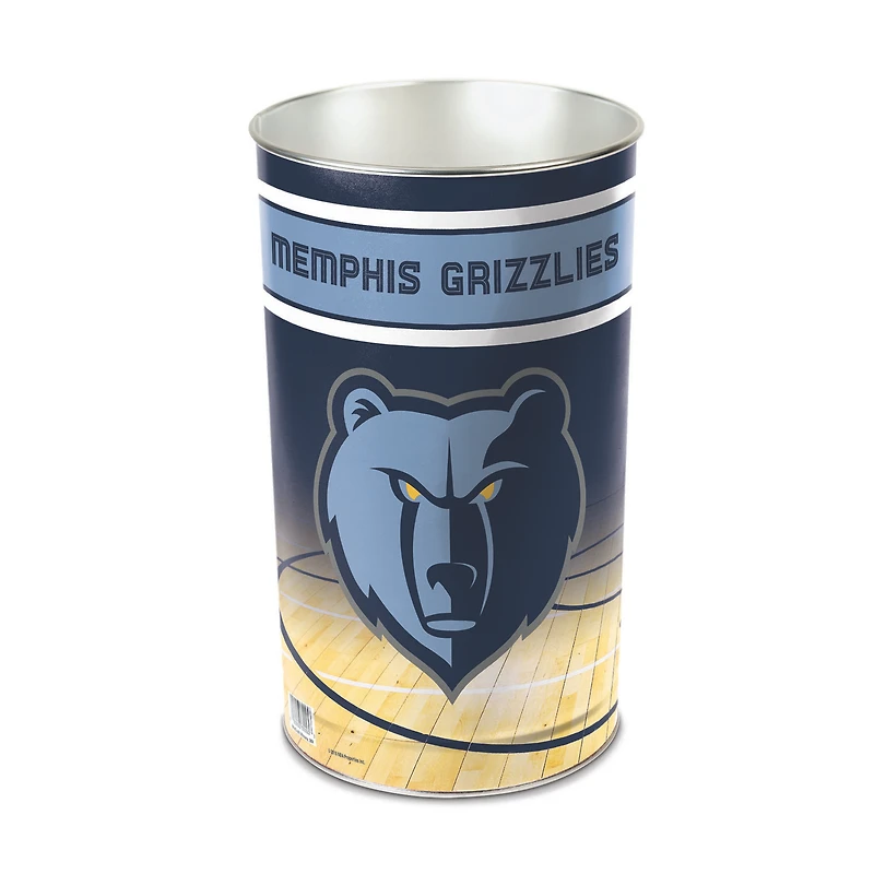 WinCraft Memphis Grizzlies 15'' Tapered Wastebasket