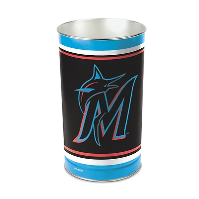 WinCraft Miami Marlins 15'' Tapered Wastebasket