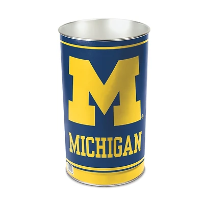 WinCraft Michigan Wolverines 15'' Tapered Wastebasket