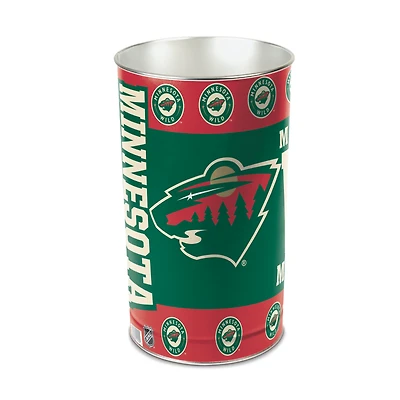 WinCraft Minnesota Wild 15'' Tapered Wastebasket