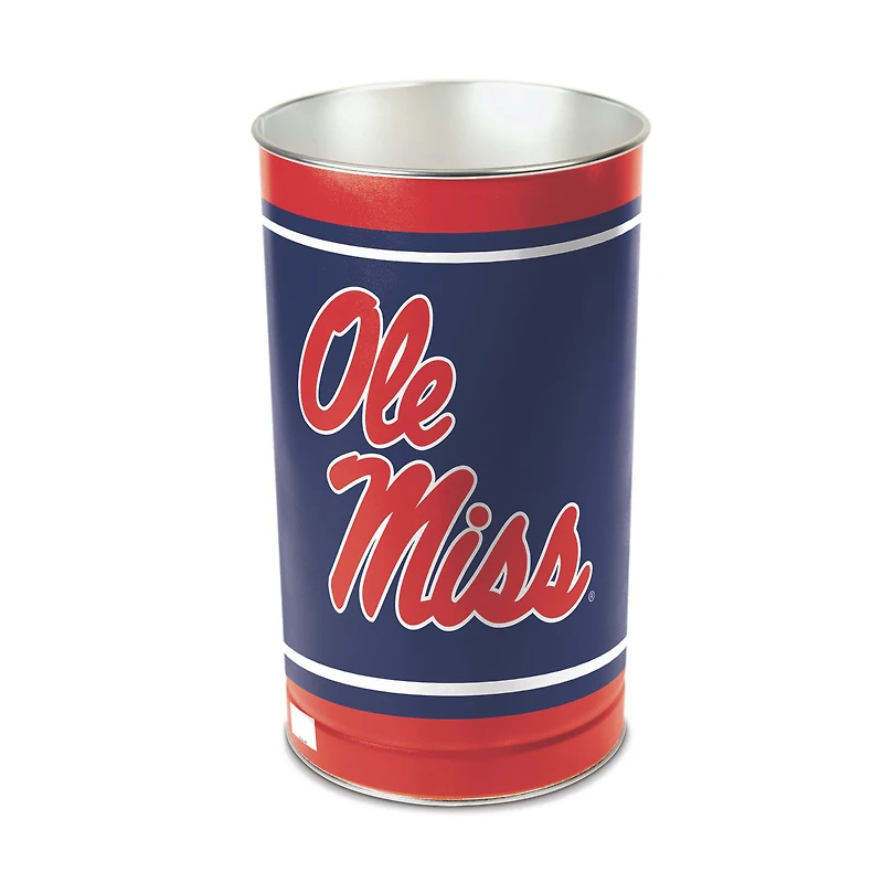 WinCraft Ole Miss Rebels 15'' Tapered Wastebasket