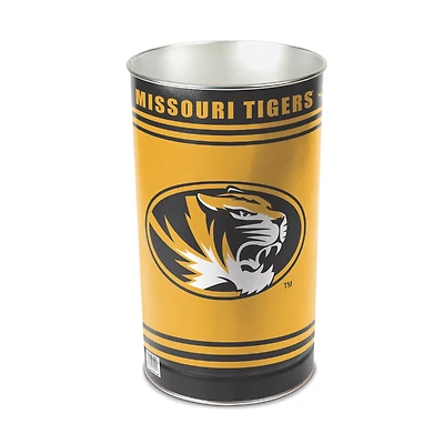 WinCraft Missouri Tigers 15'' Tapered Wastebasket
