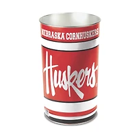 WinCraft Nebraska Huskers 15'' Tapered Wastebasket