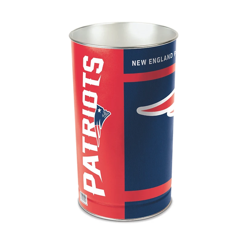 WinCraft New England Patriots 15'' Tapered Wastebasket