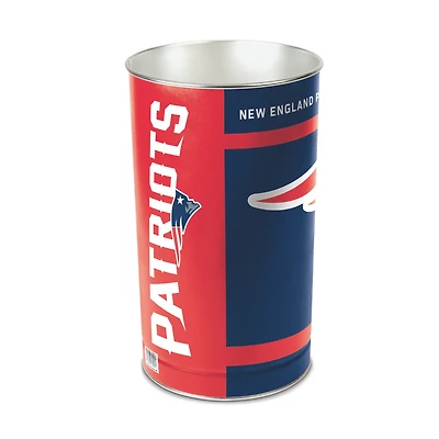 WinCraft New England Patriots 15'' Tapered Wastebasket