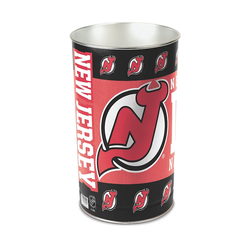 WinCraft New Jersey Devils 15'' Tapered Wastebasket