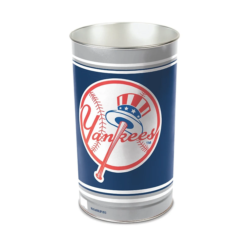 WinCraft New York Yankees 15'' Tapered Wastebasket