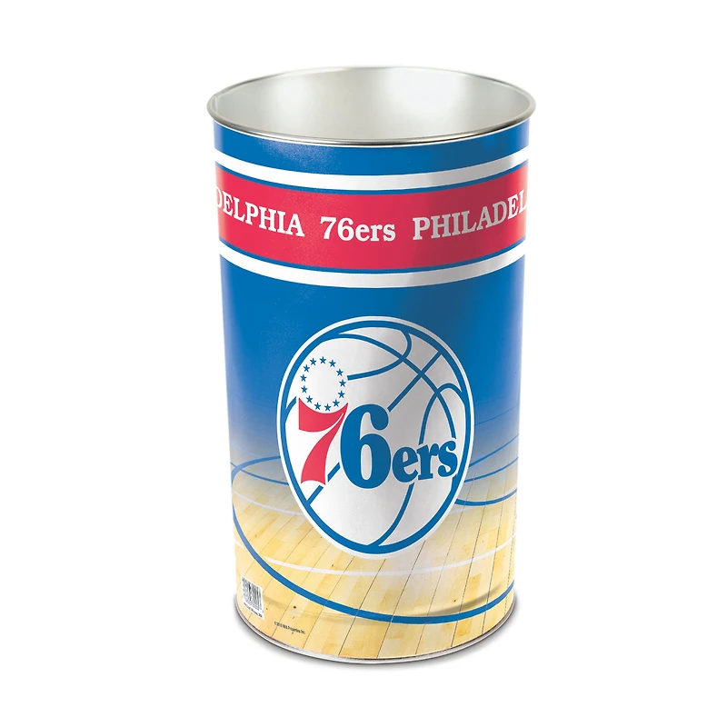 WinCraft Philadelphia 76ers 15'' Tapered Wastebasket