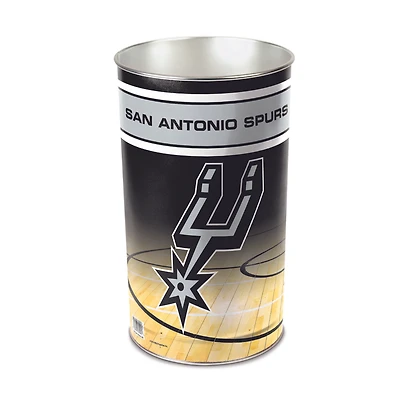 WinCraft San Antonio Spurs 15'' Tapered Wastebasket