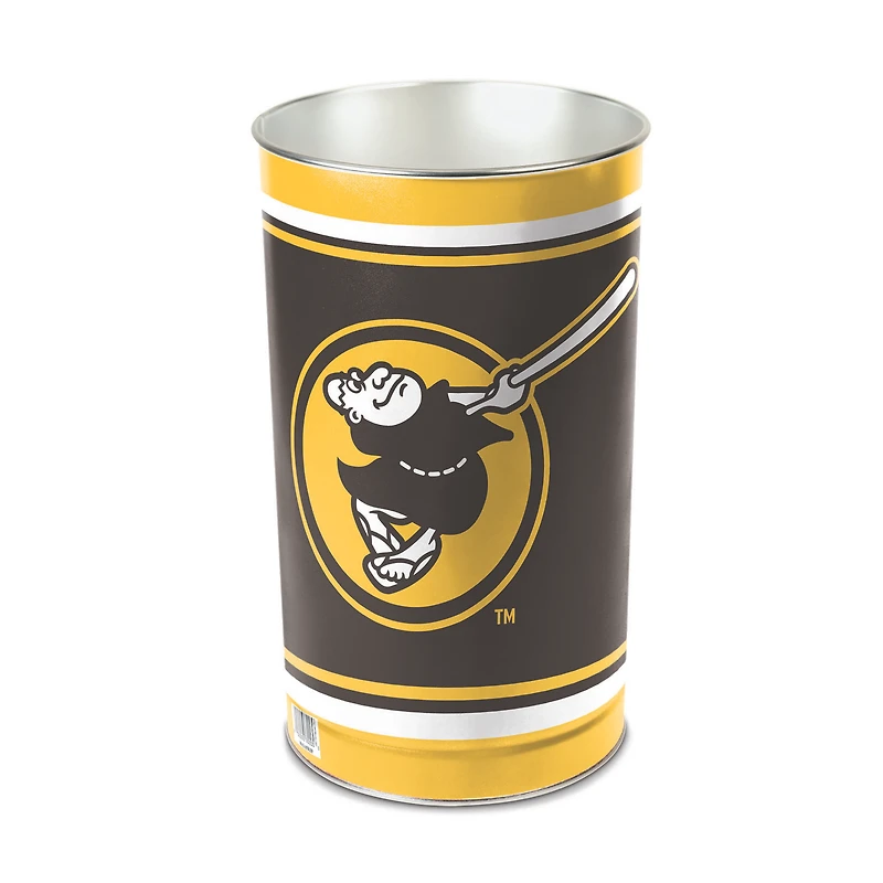 WinCraft San Diego Padres 15'' Tapered Wastebasket
