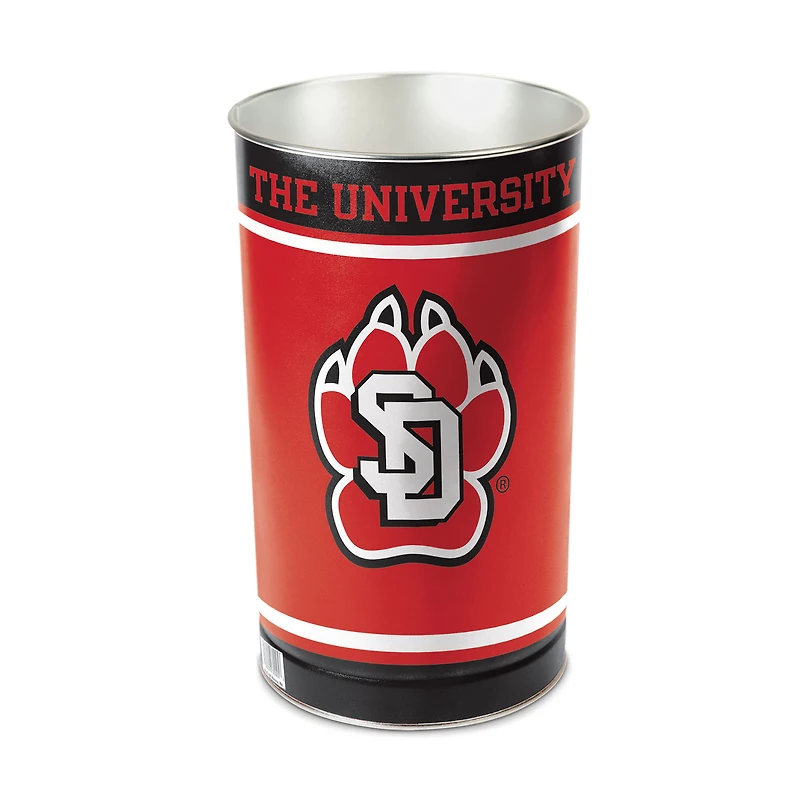 WinCraft South Dakota Coyotes 15'' Tapered Wastebasket