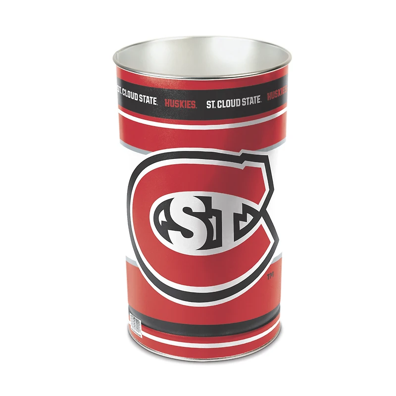 WinCraft St. Cloud State Huskies 15'' Tapered Wastebasket