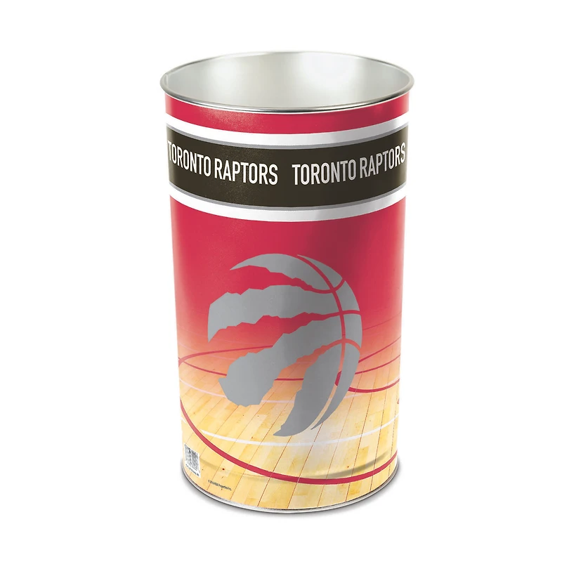 WinCraft Toronto Raptors 15'' Tapered Wastebasket