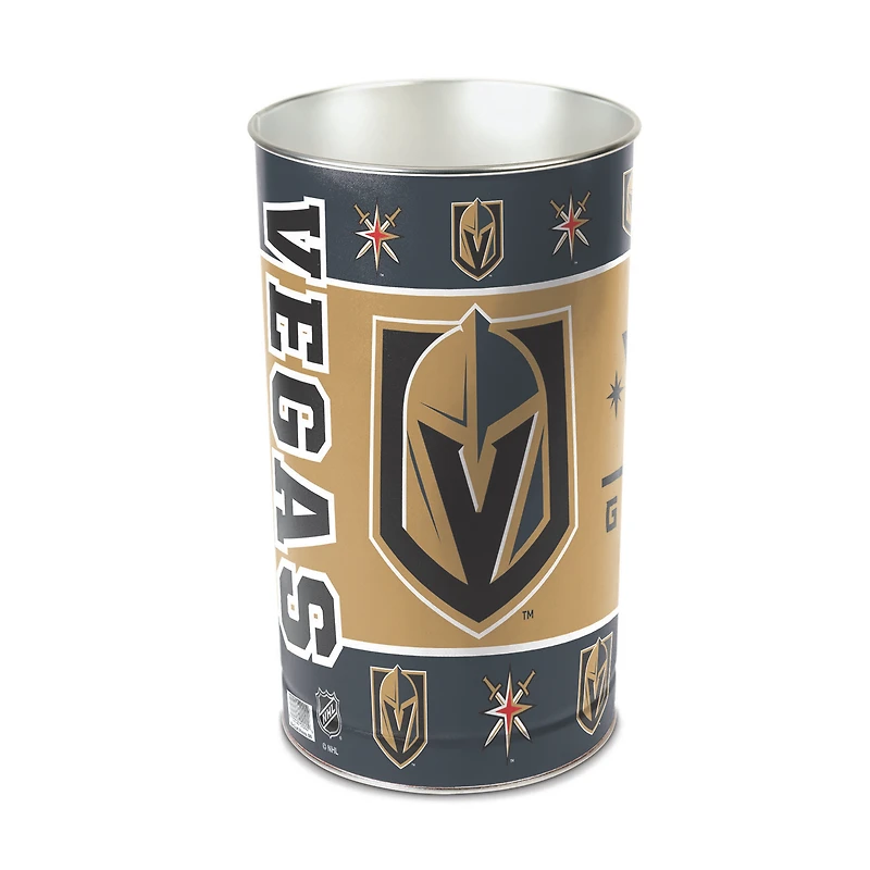 WinCraft Vegas Golden Knights 15'' Tapered Wastebasket
