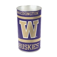 WinCraft Washington Huskies 15'' Tapered Wastebasket